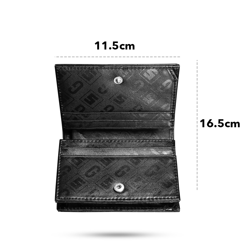 Ví Gập Đôi Nữ Da In SAIGON SWAGGER® Eclipse Fold Wallet