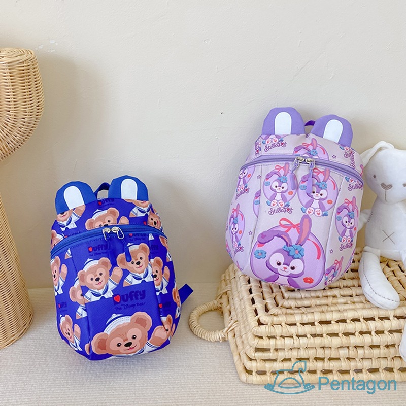 Ba Lô Đi Học Có Dây Chống Thất Lạc Họa Tiết Hoạt Hình Thời Trang Theo Phong Cách Phương Tây Cho Bé