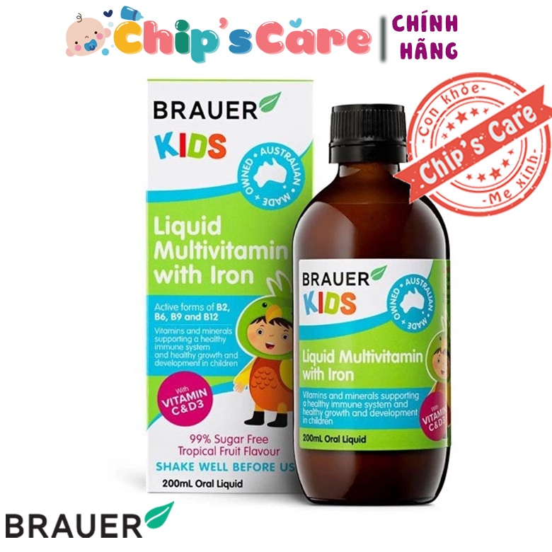 Brauer multivitamin with iron  vitamin tổng hợp