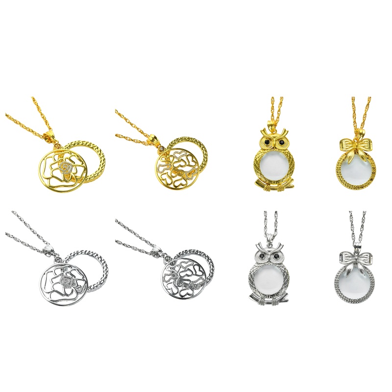 Vòng cổ Mặt Kính Lúp Đọc Sách Thời Trang Cho Nữ