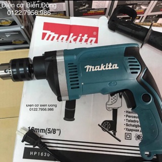 Máy khoan 🔥FREESHIP🔥 Tặng kèm đầy đủ thướt đo, khoá Máy khoan bê tông MAKITA HP1630 khoan sắt, tường, gỗ, tôn, bắn vít.