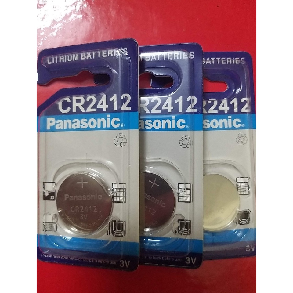 Pin 3V Lithium CR2412 Panasonic vỉ 1 viên dùng cho chìa khoá Ô tô