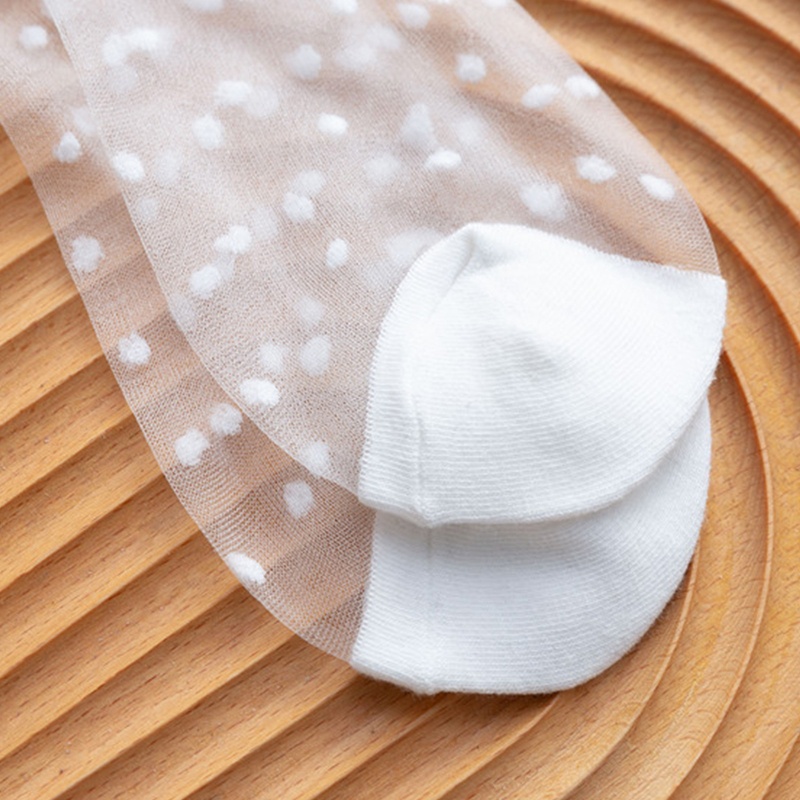 Đôi Vớ Lolita Phối Nơ Họa Tiết Chấm Bi Thời Trang Cho Nữ