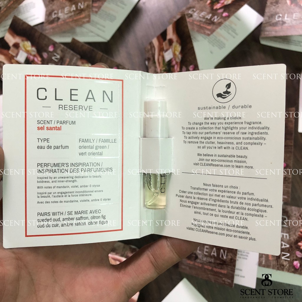 Scentstorevn - Vial chính hãng nước hoa Clean Reserve Radiant Nectar, Lush Fleur, Skin, Sparkling Sugar