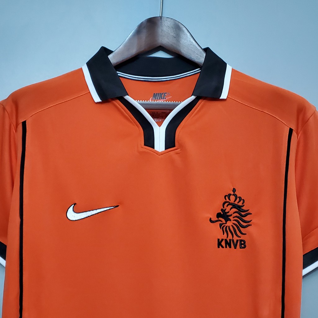 1998 Bóng đá Holland Home Hà Lan Retro Soccer Jersey