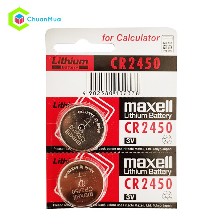 Pin đồng hồ Maxell CR2450 - Có bán lẻ