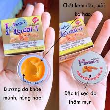 01 Hủ Kem NGHỆ ĐEN Herbal Thái Lan