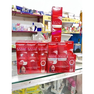 Kem đánh răng Colgate Optic White Plus Shine làm trắng sáng răng 100g