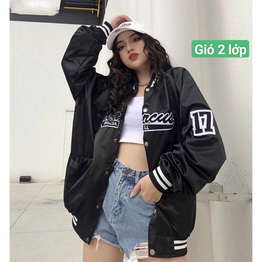 Áo Khoác Nữ,Áo Khoác BomBer Nam Nữ Marcus 17 Unisex Form Rộng Phong Cách Hàn Quốc | BigBuy360 - bigbuy360.vn