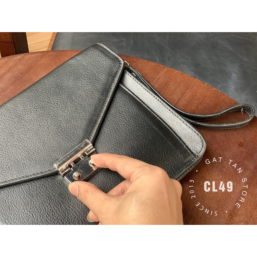 [BẢO HÀNH TRỌN ĐỜI] Clutch Nam / Clutch Công Sở Cao Cấp Hàng Đẹp Gạt Tàn Store / Cam Kết Da Bò Thật 100% - CL 49