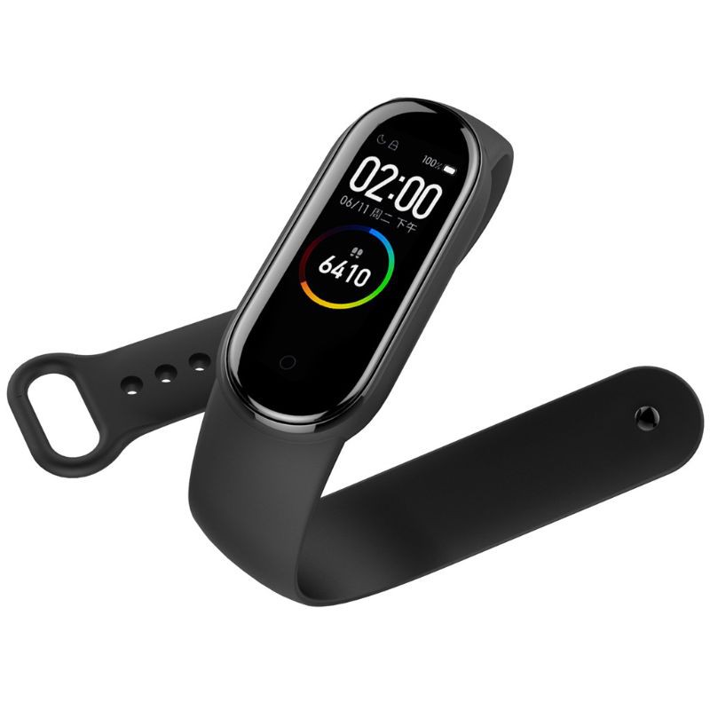 Dây Đeo Thay Thế Chất Liệu Silicon Màu Trơn Cho Xiaomi Mi Band 5