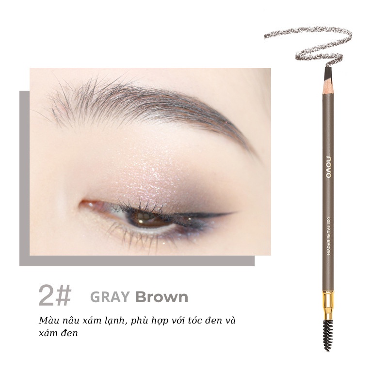 Bút Chì Kẻ Mày NOVO Cloud Mist Eyebrow Pencil 5472