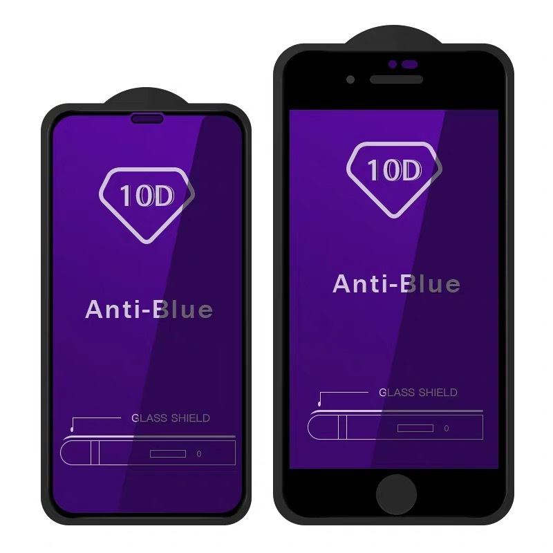 Kính cường lực Chống Tia Sáng Xanh full màn 10D Cho IPhone 14 13 12 11 Pro Max XS X XR 6 6S 7 8 Plus