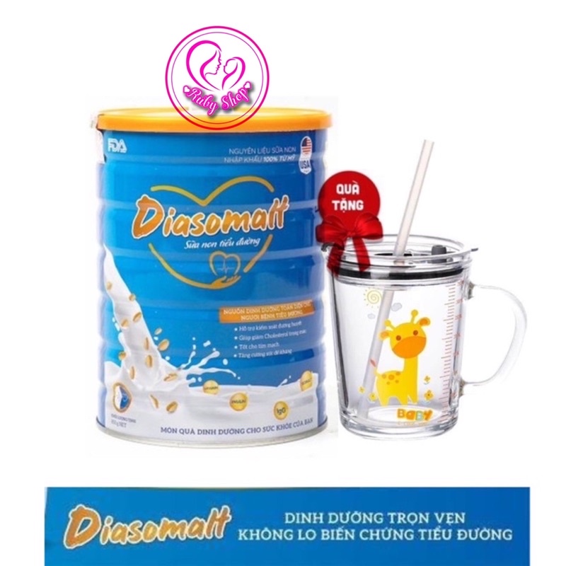 Sữa dành cho riêng cho người tiểu đường Diasomalt hộp 850g