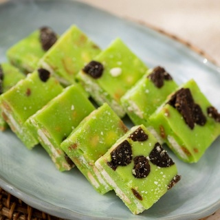 Nougat sữa_ matcha _Happy cake Hộp Bánh Jude's 210g mẫu mới nhất