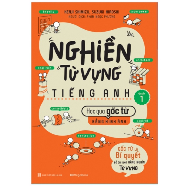 Sách - Combo Nghiền từ vựng Tiếng anh - Học qua gốc từ bằng hình ảnh (Quyển 1 + Quyển 2)