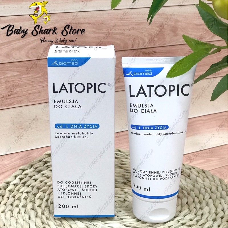 Nhũ tương dưỡng ẩm Latopic dịu làn da mẩn ngứa, nhạy cảm