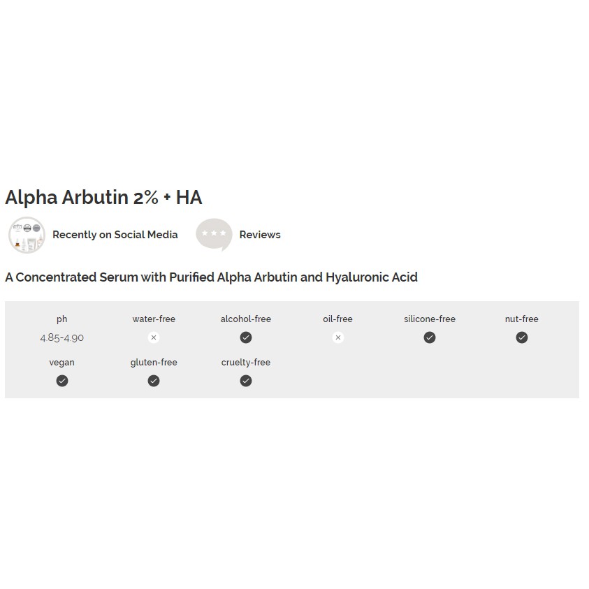 Tinh Chất Dưỡng Trắng và Sáng Da Alpha Arbutin 2% + HA The Ordinary 30ML | BigBuy360 - bigbuy360.vn