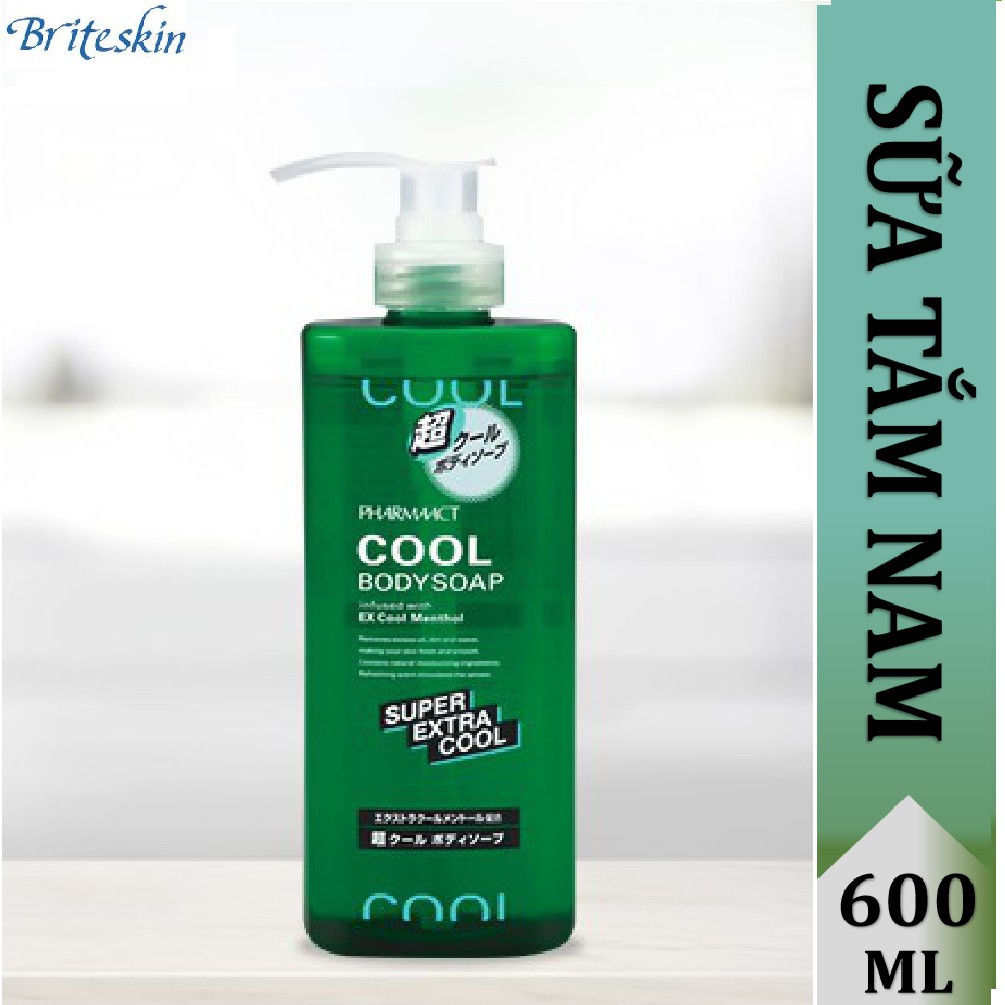 Dòng Sữa Tắm Nam Pharmaact Cool (Chai 600ml)