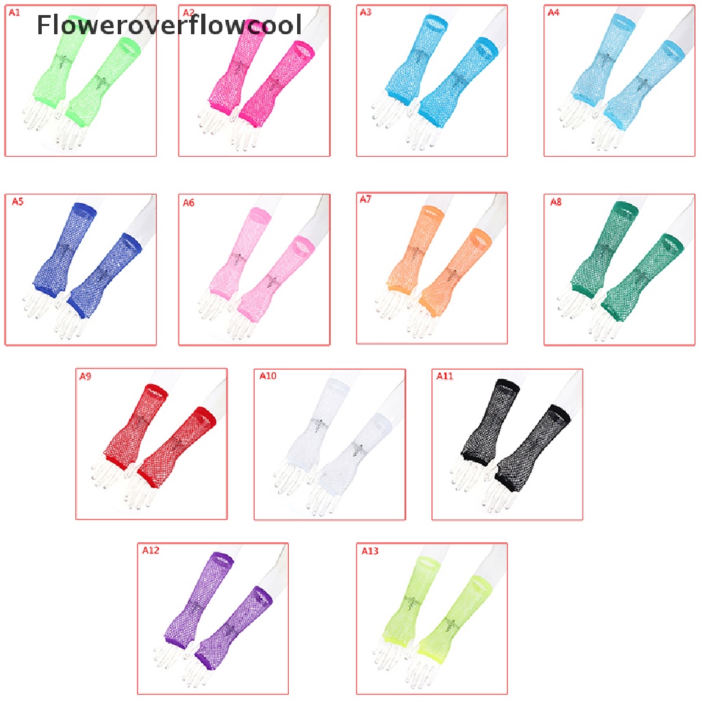 Găng Tay Lưới Hở Ngón Phong Cách Punk Cho Nữ