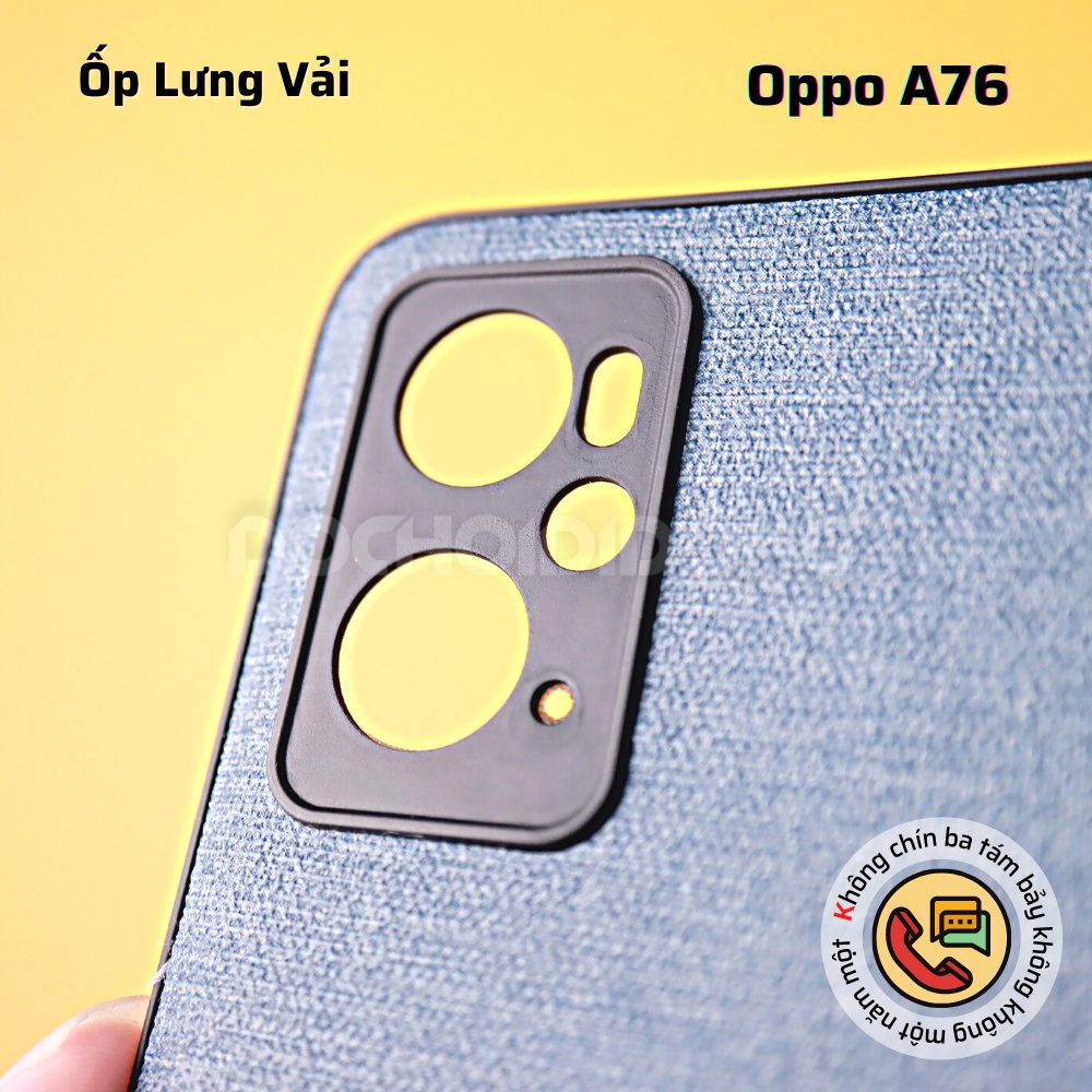 Ốp Lưng Vân Vải Oppo A76