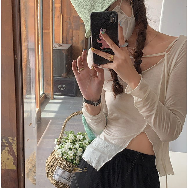 Áo thun COZOK tay dài thiết kế hợp thời trang cho nữ