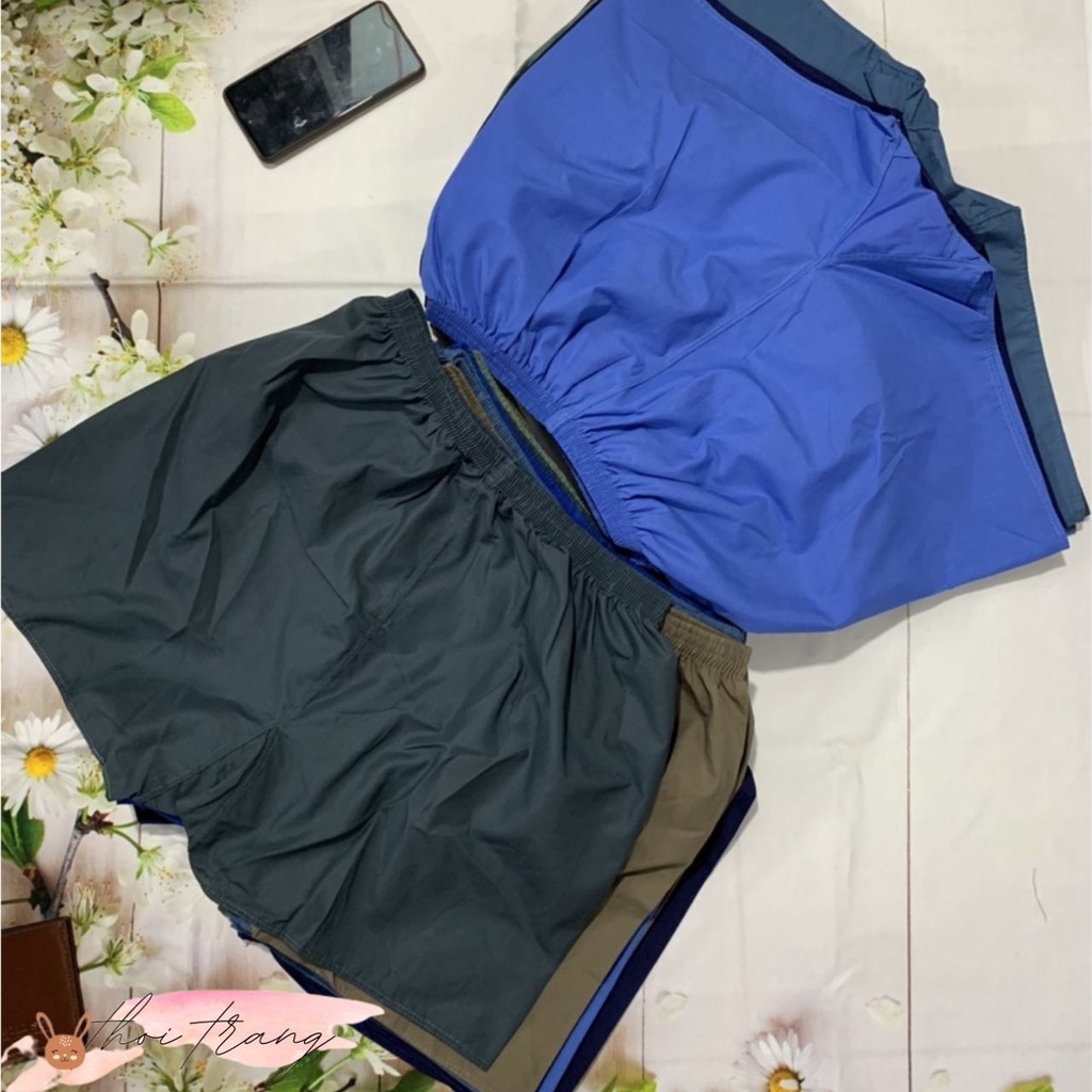 Combo 3 Quần đùi ông già trung niên vải kate siêu đáy nem