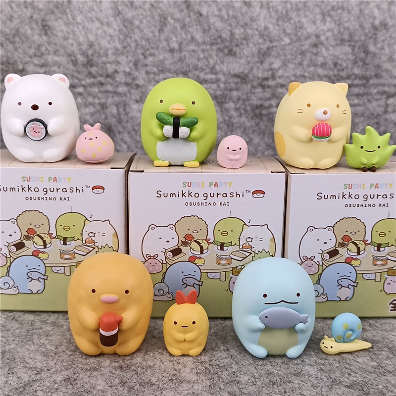 Mô Hình Sumikkogurashi Trang Trí Bàn Làm Việc Với 5 Kiểu Dáng