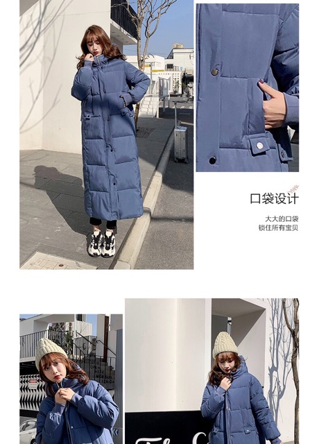 Áo khoác phao đại hàng dáng dài hàng quảng châu❤️sẵn hàng ❤️