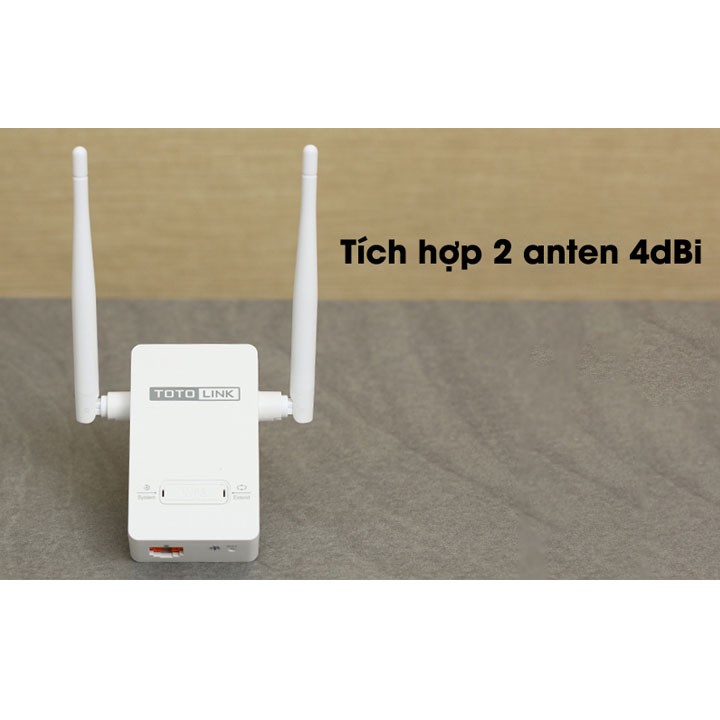 Thiết Bị Mở Rộng Sóng Wifi Totoliink EX200 Chuẩn N Tốc Độ 300Mbps