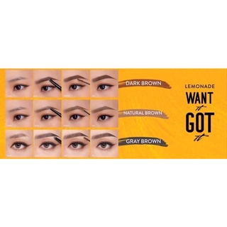 LEMONADE - Kẻ mày 2 đầu Want It Got It 2g + 2ml