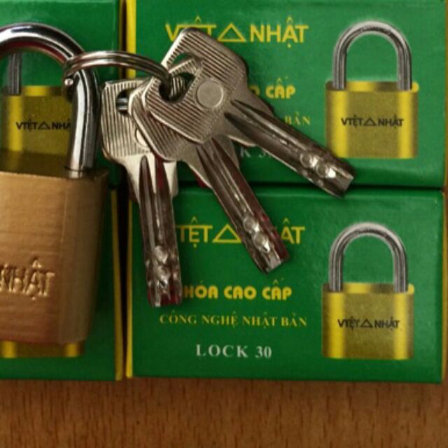 Ổ khóa mini Việt Nhật Lock 30 - 60 mm