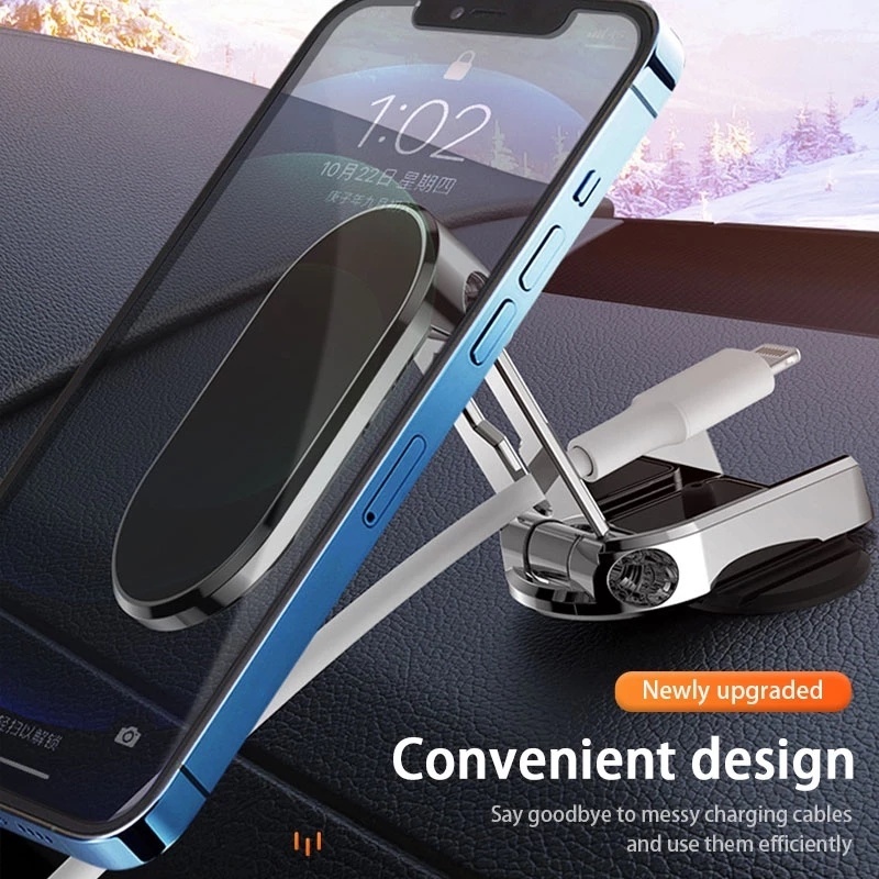 Giá Đỡ Điện Thoại Nam Châm Xoay 360 Độ Tiện Dụng Cho Xe Hơi ° Giá Đỡ Điện Thoại Xoay Được Tiện Lợi