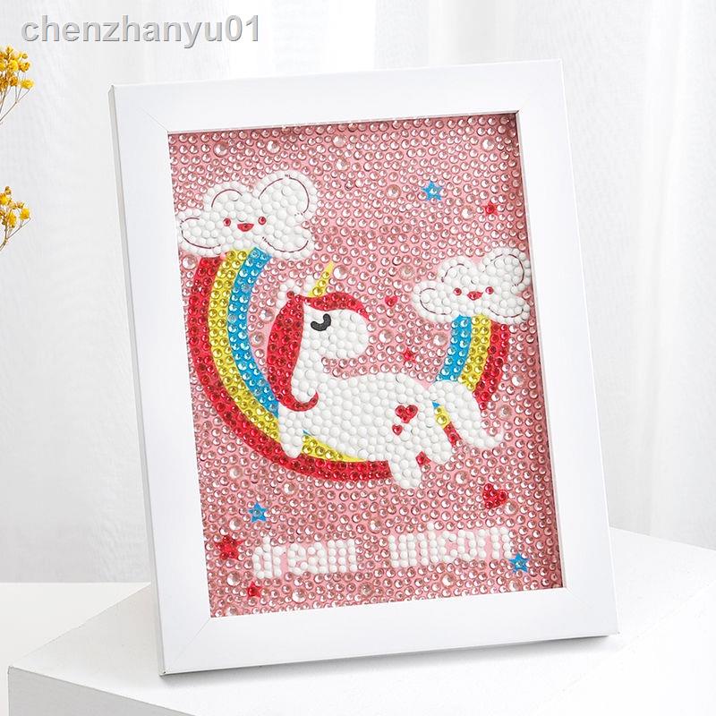 ✺❐▲Bộ Tranh Đính Đá 5D Tự Làm Họa Tiết Hoạt Hình Dễ Thương Cho Bé