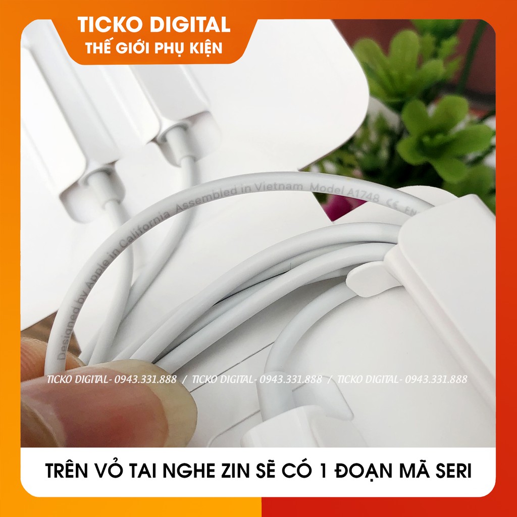 Tai Nghe iPhone XR [Bóc Máy 100%] - [Chính Hãng Apple Âm Thanh Chuẩn + Bảo Hành 12 Tháng Lỗi Đổi 1-1]