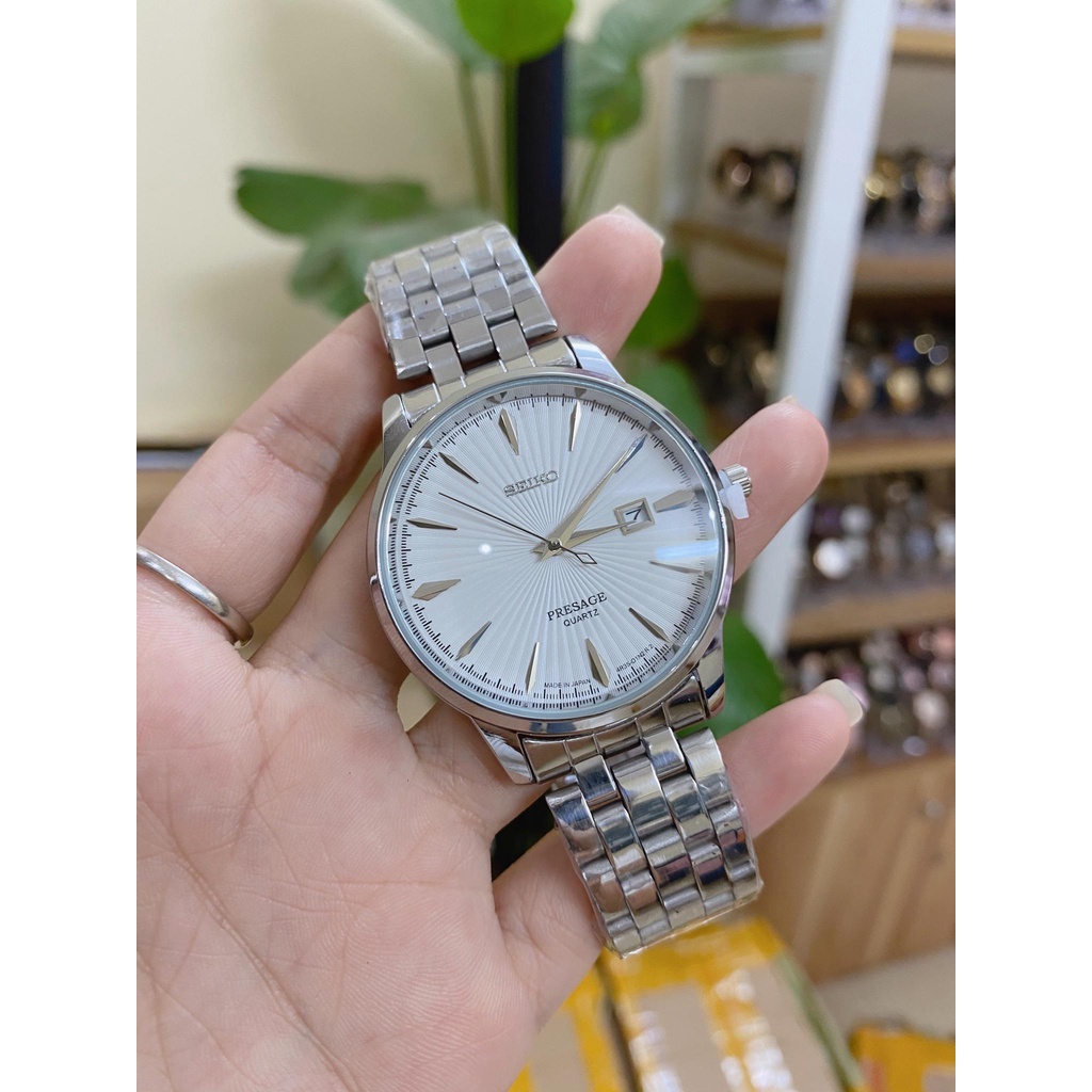 Đồng hồ nam SEIKO chính hãng cao cấp đẹp, đồng hồ nam dây kim loại mặt tròn đẳng cấp, BH 24 tháng, hàng loại 1 mã A3 | BigBuy360 - bigbuy360.vn