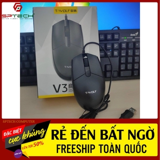 Chuột TWolf V3 Chính hãng chất lượng cao, cảm biến quang học siêu nhạy, bảo hành 12 tháng