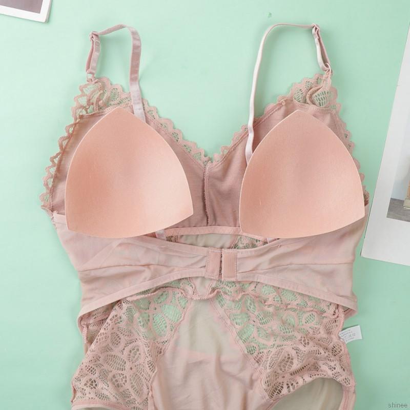Bộ Đồ Lót Liền Thân Phối Ren Quyến Rũ Dành Cho Nữ | BigBuy360 - bigbuy360.vn