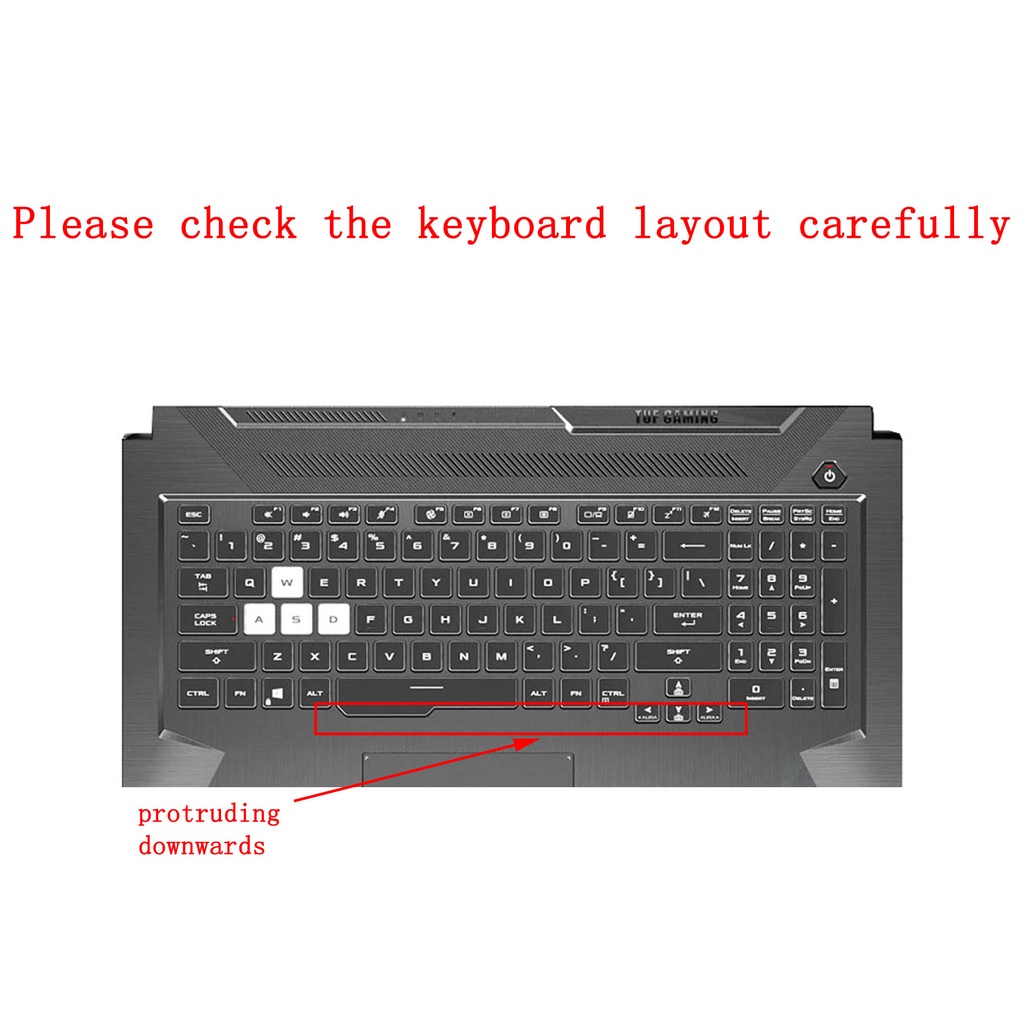Miếng Dán Bảo Vệ Bàn Phím Cho Asus TUF A15 A17 F15 FX506 FA506 FX507 FA507 15 inch 706hc FX706LI FX706LH FX706LH FX706LU FX706IU FX706IU FX706