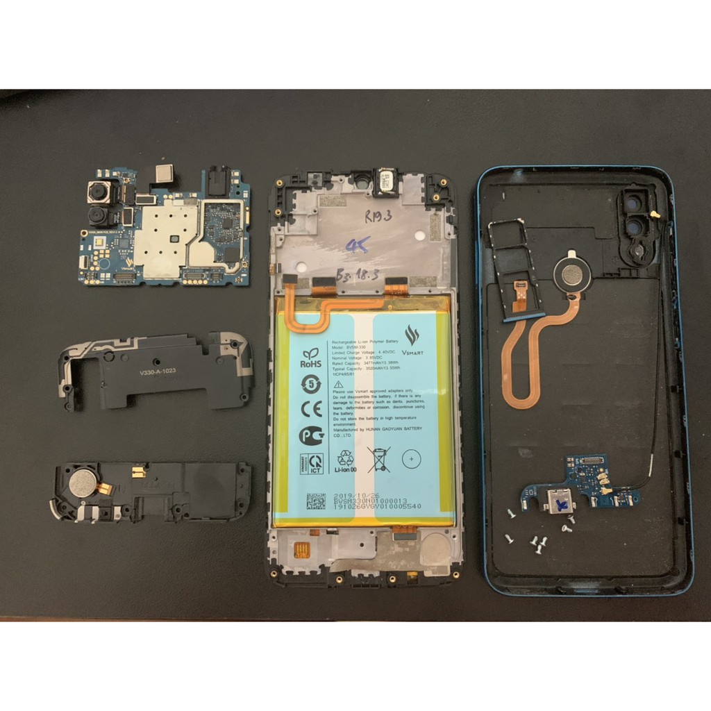 Linh kiện Vsmart Star 3 V330a | Bo sạc Vsmart Star 3 | Loa Vsmart Star 3 | Cáp nguồn Vsmart Star 3
