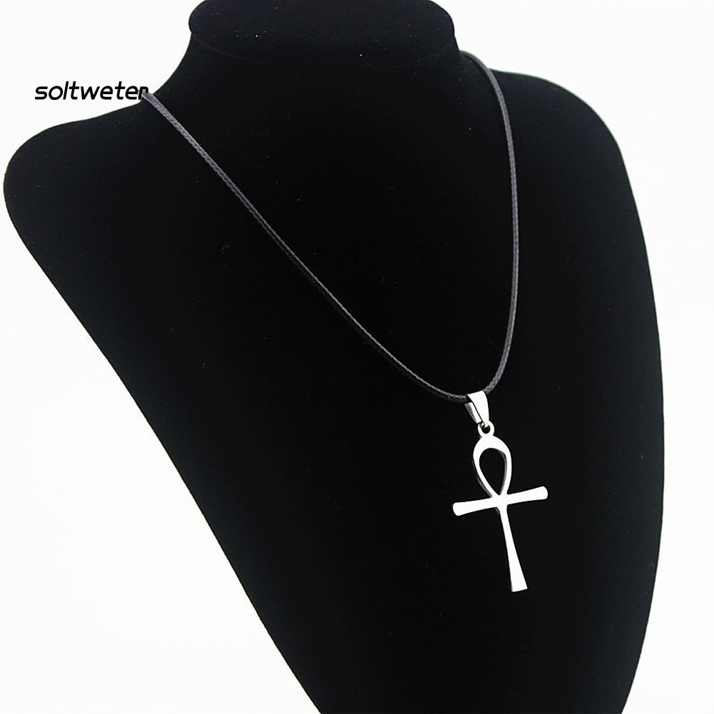 Vòng Cổ Choker Mặt Thánh Giá Phong Cách Cổ Điển Cá Tính Dành Cho Nam Và Nữ