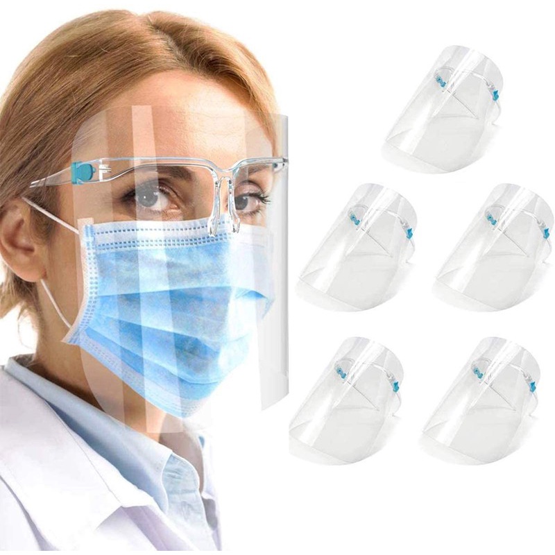 Face Shield[COMBO 10 CÁI] Kính Chống Giọt Bắn Bảo Hộ Chống Dịch -BỘ GỒM KÍNH VÀ GỌNG KÍNH.