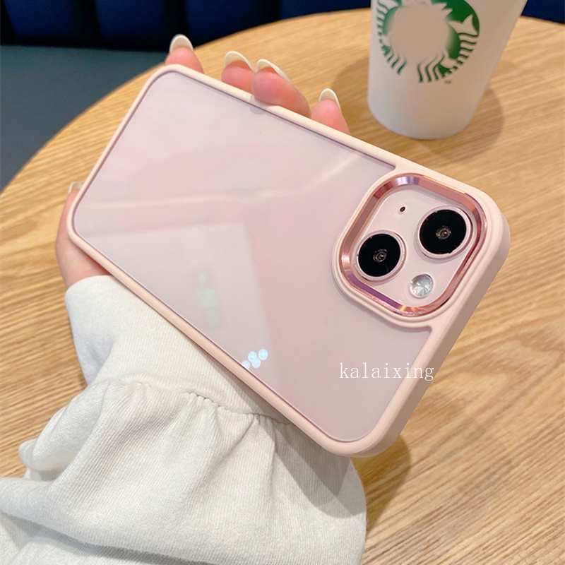 Ốp điện thoại cứng trong suốt khung kinh hoạt thích hợp cho iPhone 13 Pro Max 12 12Pro 11Promax Xs Max