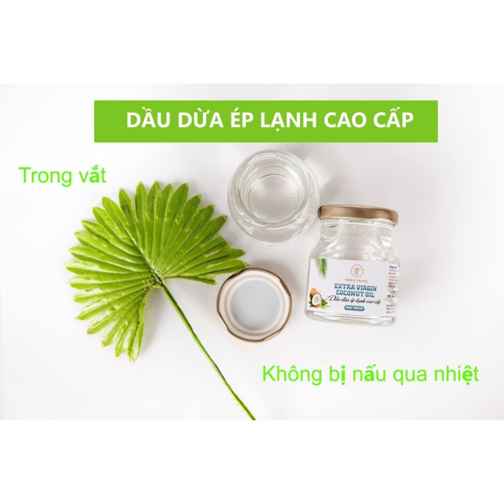 Dầu dừa ép lạnh Thiên Trang - handmade