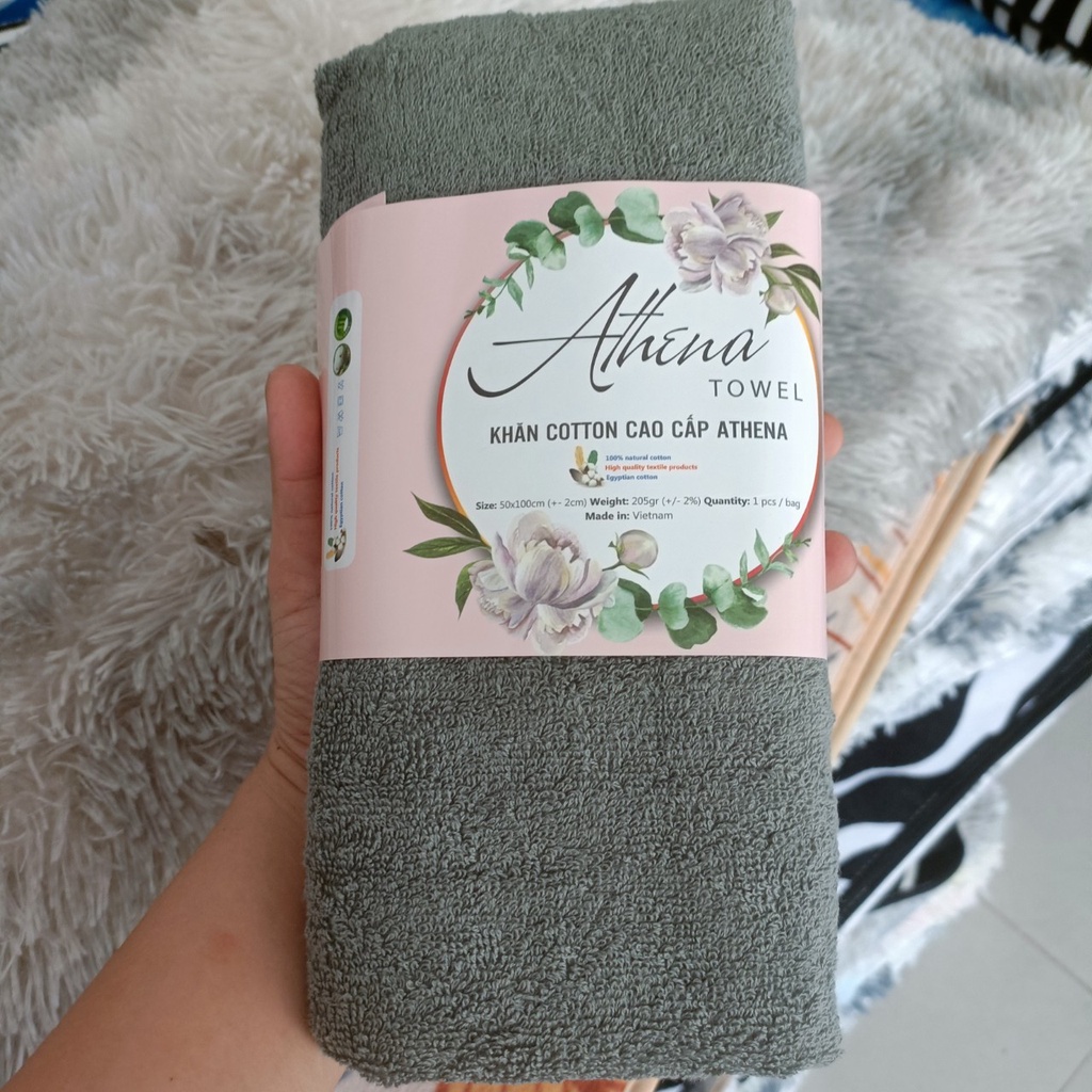 Khăn tắm Athena - kích thước 28*50, 50*100