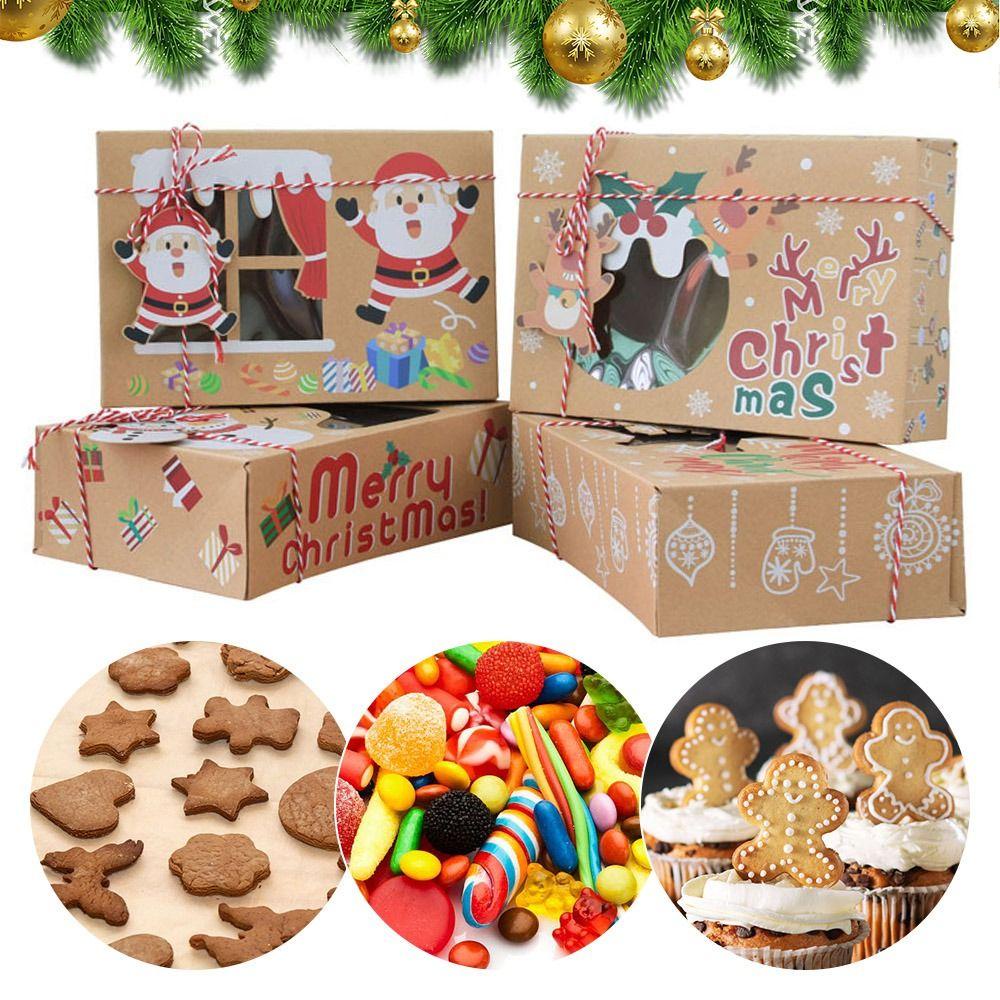 Set 24 Túi Giấy Đựng Kẹo Họa Tiết Giáng Sinh Dễ Thương