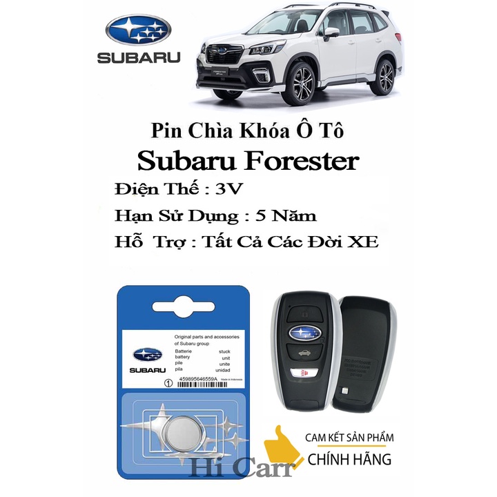 Pin chìa khóa ô tô Subaru Forester chính hãng Panasonic