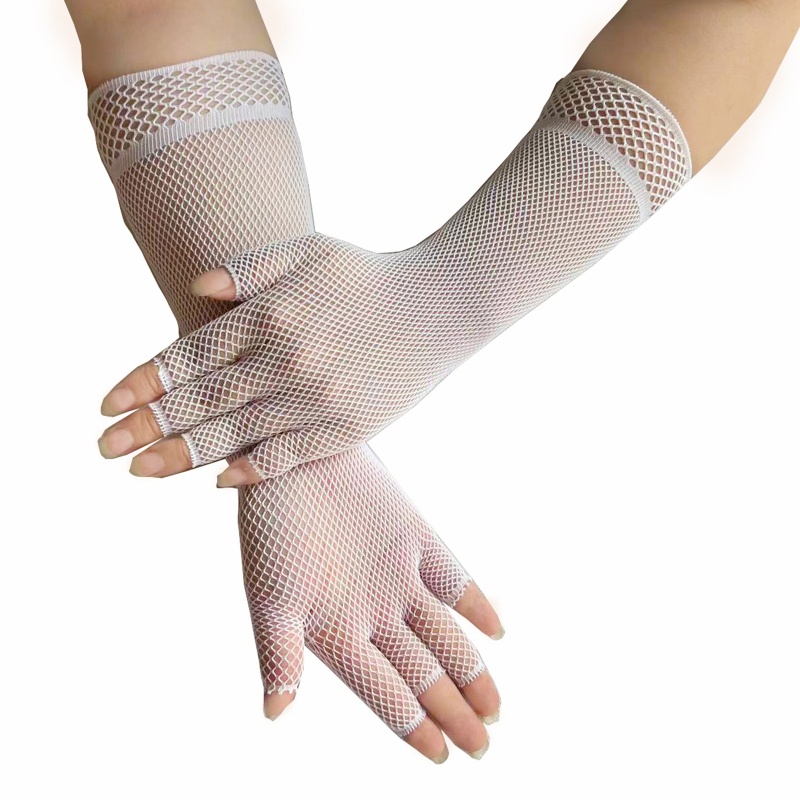 Găng Tay Lưới Hở Ngón Thời Trang Mùa Hè