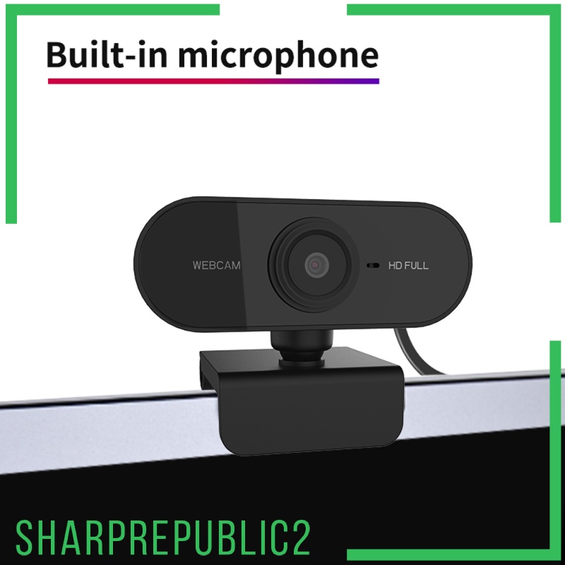 Webcam Tự Động Sharprepublic2 1080p Hd Có Micro Cho Máy Tính Để Bàn Mới | BigBuy360 - bigbuy360.vn