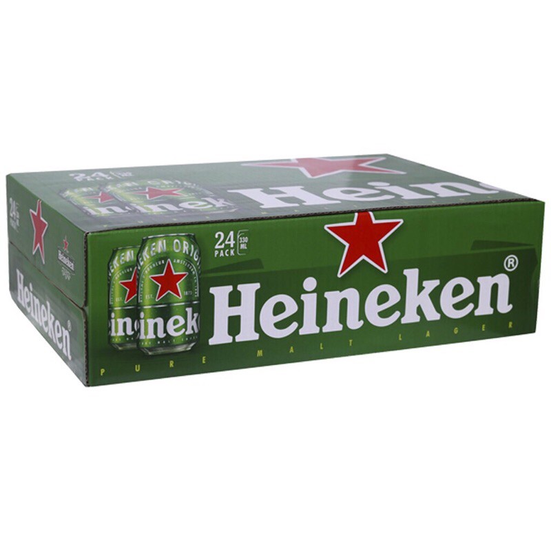 MẪU MỚI Thùng 24 lon bia Heineken 330ml